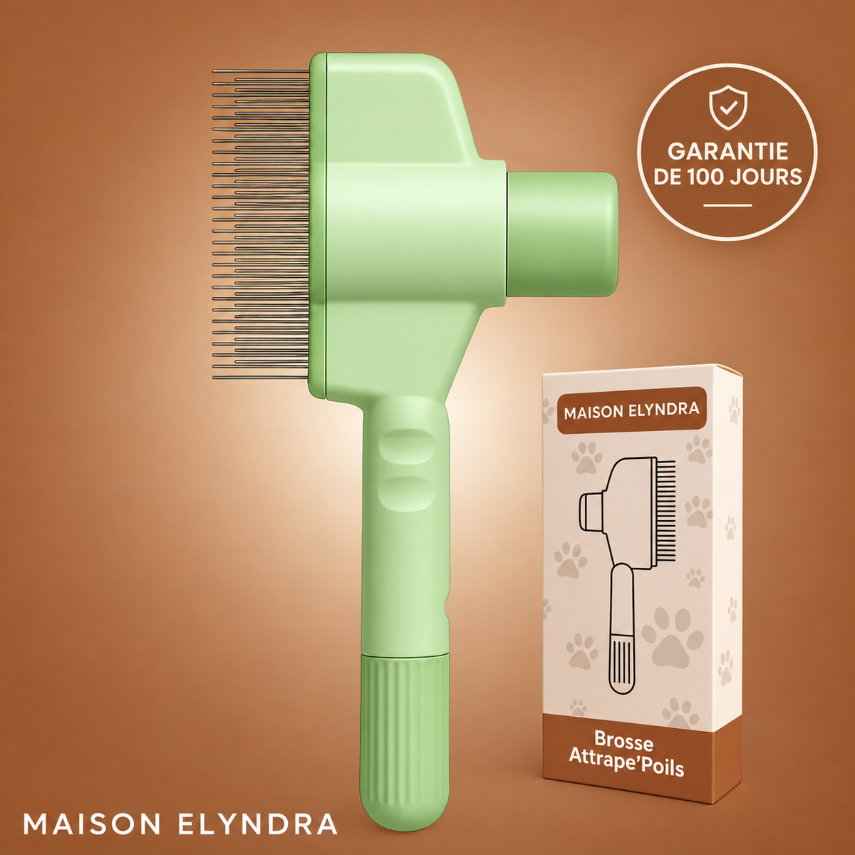 Brosse Attrape-Poils Maison Elyndra