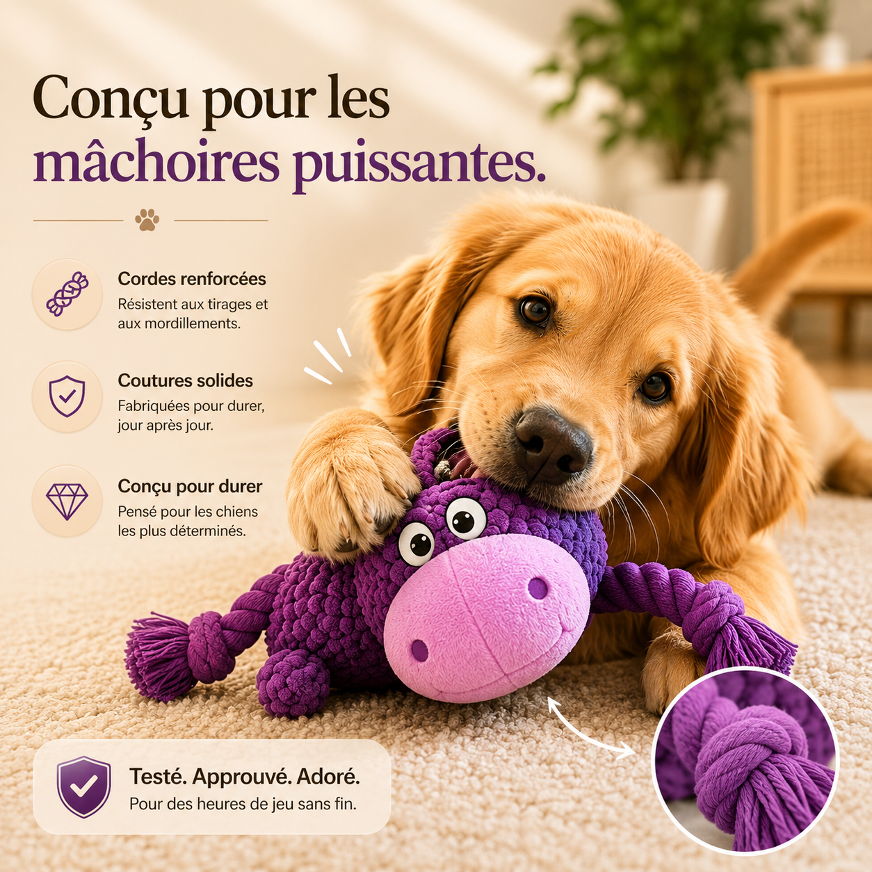 Max – Jouet pour chien indestructible